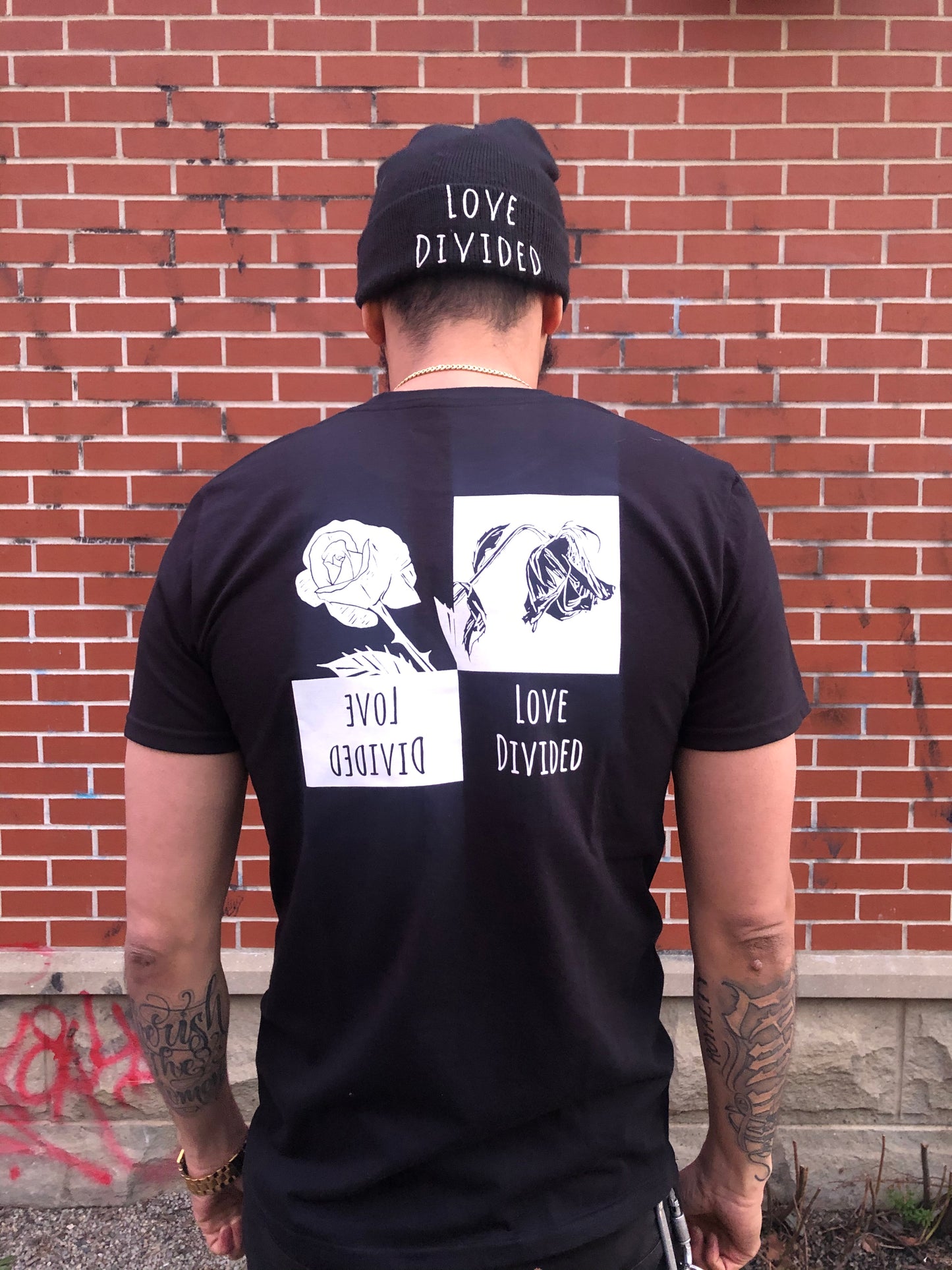 Black Thorns Tee by Love Divided