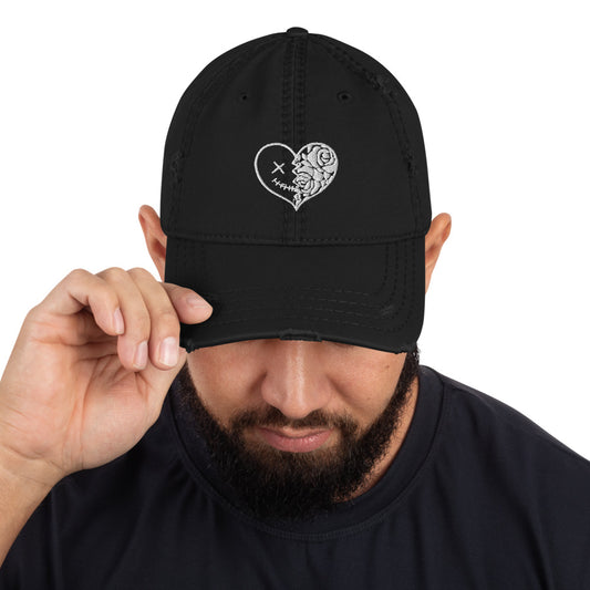 Love Divided Logo Distressed Dad Hat